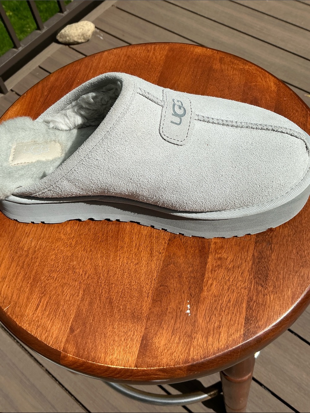 UGG DISCOQUETTE SHEARLING SLIPPERS - Picture 7 of 9